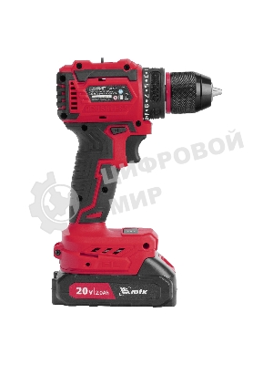 Дрель-шуруповерт MTX CDS-BL-20, 20 В, 2 Ач, 50 Нм, бесщеточный