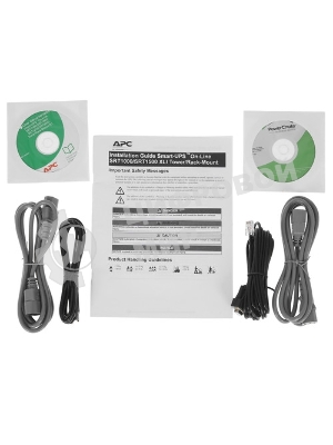 Источник бесперебойного питания APC Smart-UPS SRT SRT1000RMXLI / 1000ВA / 1000Вт / 6xIEC320 С13