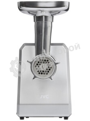 Мясорубка электрическая JVC JK-MG128 черный, 2500 Вт, 2.7 кг/мин, реверс, металлический лоток, насадки - 4