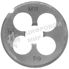 Плашка Сибртех М12x1,75 мм