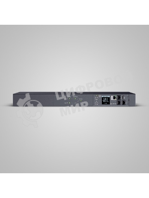 Блок распределения питания CyberPower PDU PDU41005 (PDU20SWHVIEC8FNET) 1U type, 16Amp, plug IEC 320 C20, (8) IEC 320 C13