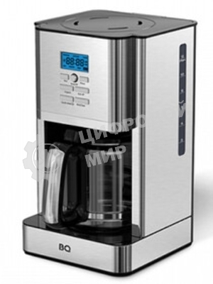 Кофеварка капельная BQ CM1004 серебристый/черный, исп. кофе - молотый, 1.8 л, 1000 Вт.