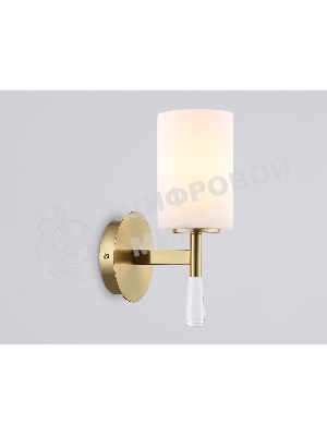 Настенный светильник Ambrella light LH56265 BS/FR латунь/белый матовый E27 max 60W 160*120*280
