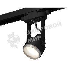 Светильник Ambrella light XT6602021 PBK/PSL черный полированный/серебро полированное MR16 GU10 (C6602, N6122)