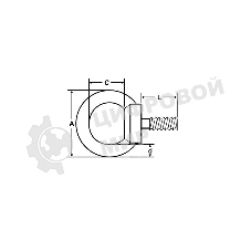 Рым-болт DIN Rexant 580 М10