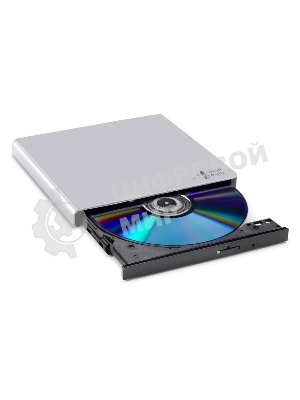 Оптический привод DVD-RW LG GP57ES40 серебристый USB внешний