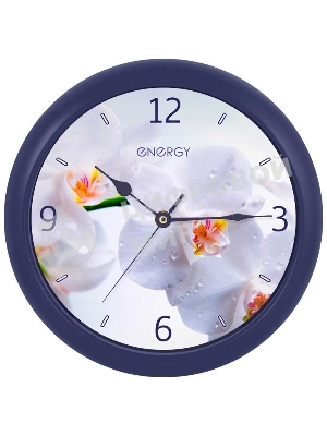 Часы настенные кварцевые Energy ЕС-110 орхидея
