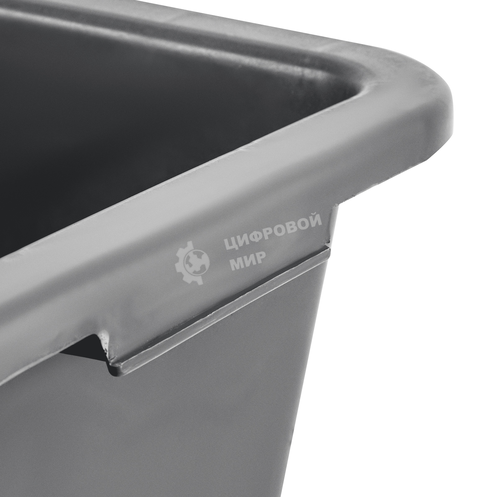 Таз прямоугольный Matrix строительный усиленный, 55 л