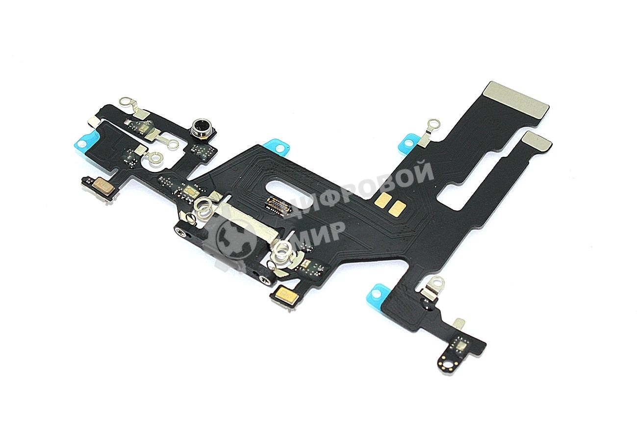 Шлейф разъема питания для iPhone 11 черный