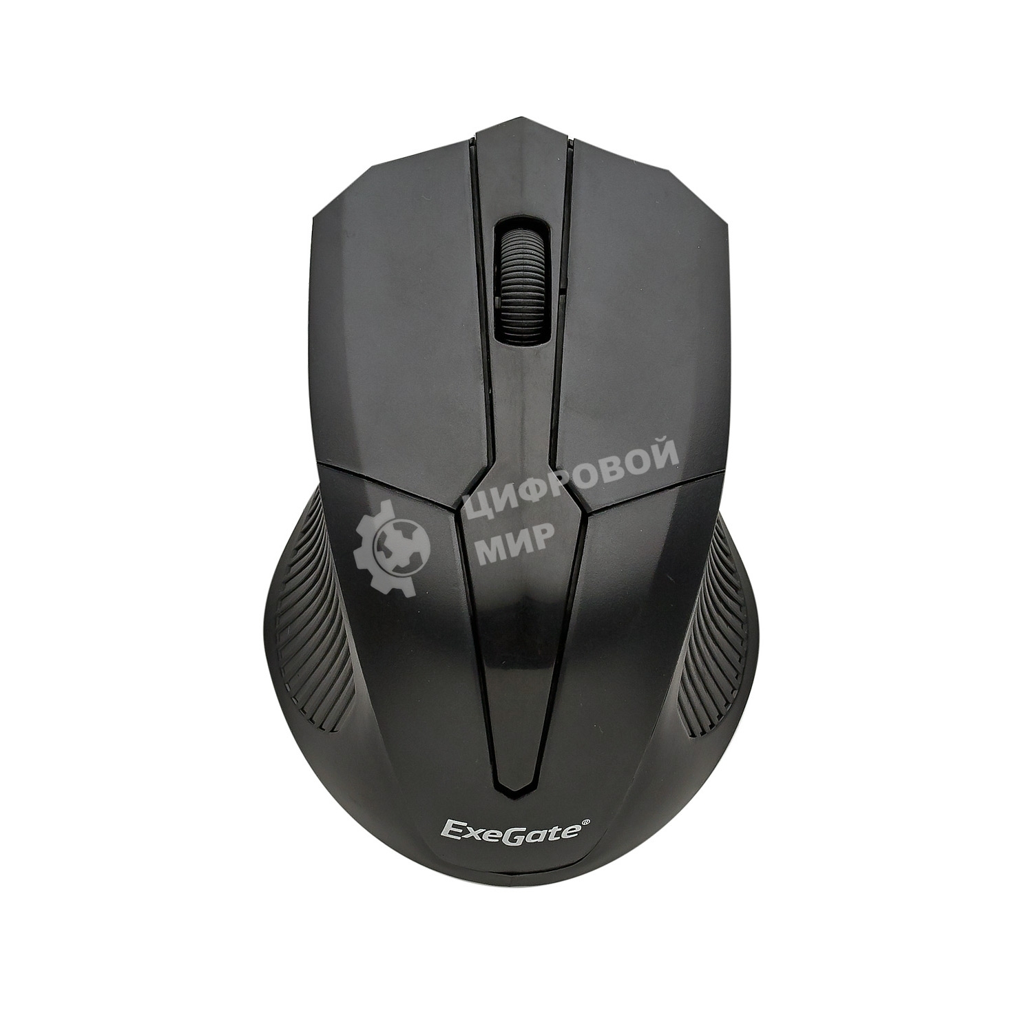 Мышь беспроводная ExeGate SR-9034 черный, 1600 dpi, радиоканал, USB, кнопки - 4