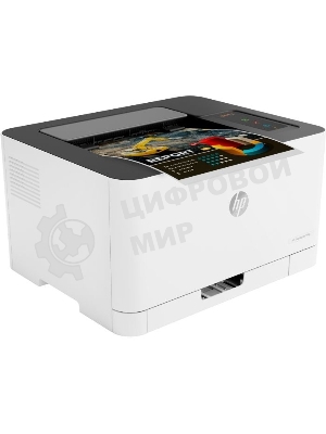 Принтер лазерный HP Color Laser 150nw (4ZB95A), A4, цветной, печ. до 18 стр/мин. (ч/б) до 4 стр/мин. (цвет), 600 x 600 dpi, USB, RJ-45, Wi-Fi, Air Print, Mopria