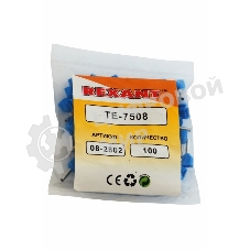 Наконечник штыревой втулочный изолированный Rexant F-8 мм 2х0.75 мм² (НШВи(2) 0.75-8/НГи2 0,75-8) синий