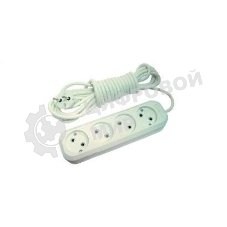 Удлинитель Makel 4х5 м без заземл. 10А IP20