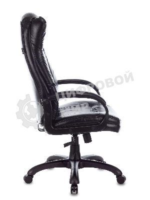 Кресло Бюрократ CH-879N Leather Venge черный, экокожа
