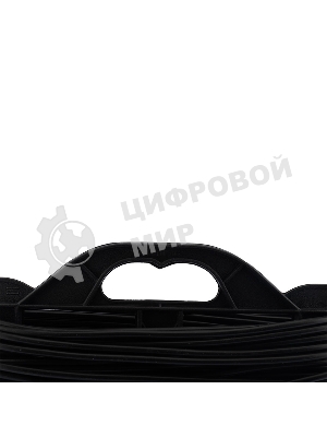 Удлинитель-шнур на рамке PROconnect ПВС 2х0.75, 40 м, б/з, 6 А, 1300 Вт, IP20, черный