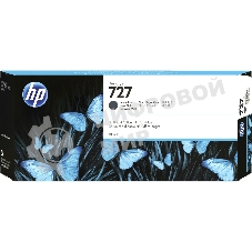 Картридж струйный HP 727 C1Q12A черный матовый, 300мл, для Designjet T920/T1500/T2500