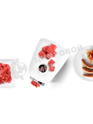 Мясорубка электрическая Bosch MFW2520W белый, 1500 Вт, 1.7 кг/мин, насадки - 4