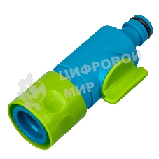 Соединитель быстросъемный LUXE Palisad штуцерный с переключателем