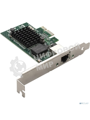 Сетевой адаптер ExeGate EXE-BCM5721 (PCI-E x1, порт 1xRJ45, 10/100/1000Mbps, Gigabit Chipset Broadcom BCM5721)