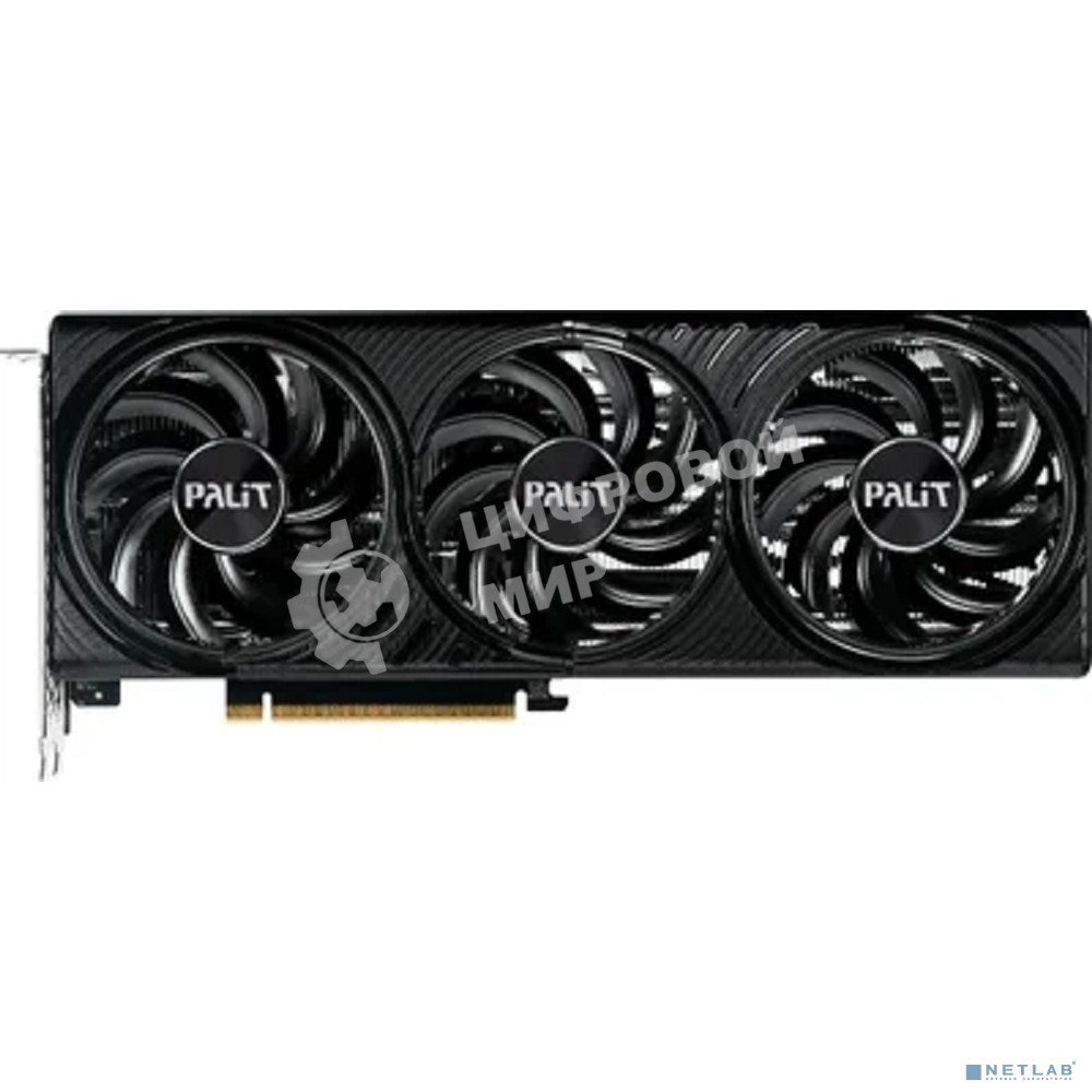 Видеокарта Palit PCI-E 5.0 RTX 5060Ti INFINITY 3 OC NVIDIA GeForce RTX 5060TI 16Gb 128bit GDDR7 2407/28000 HDMIx1 DPx3 HDCP Ret