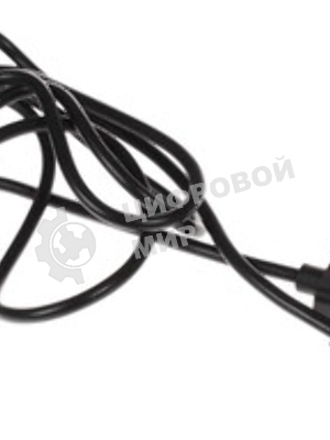 Кабель Qumo light series, USB-MicroUSB, 1м, 5В, 1A, опл. PVC, кон. PVC, черный