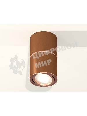 Светильник Ambrella Light XS7404080 SCF/PPG кофе песок/золото розовое полированное MR16 GU5.3 (C7404, A2073, C7404, N7005)