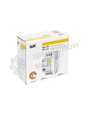 Выключатель дифференциального тока (УЗО) IEK MDV10-2-050-030 ВД1-63 2Р 50А 30мА IEK