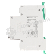 Автоматический выключатель дифф. тока (АВДТ) Systeme Electric S9D51625 Systeme9 1P+N C 25A 6kA 30мА Тип-AC 230В