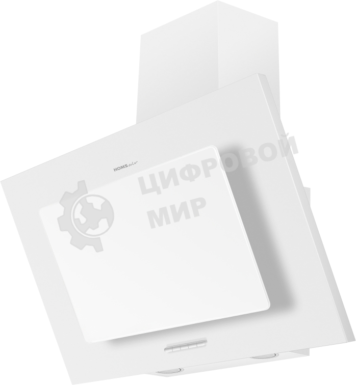 Вытяжка наклонная HOMSair BELL 50 белый, 50 см, 650 куб. м/ч, 47 дБ