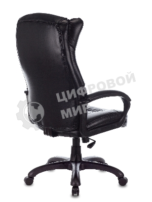 Кресло Бюрократ CH-879N Leather Venge черный, экокожа