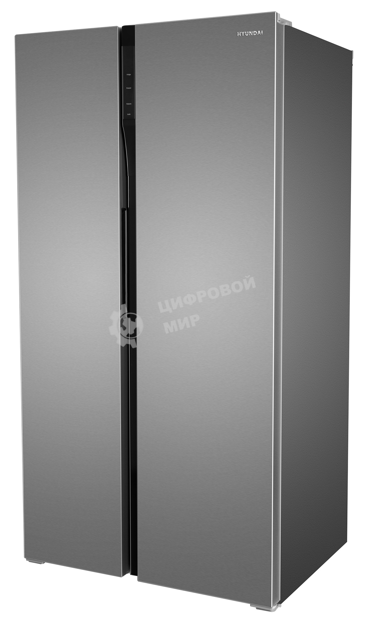 Холодильник Hyundai CS6503FV нержавеющая сталь двухкамерный инвертер 407/205л морозилка сбоку