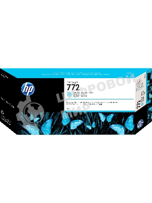 Картридж струйный HP №772 CN632A светло-голубой для HP DJ Z5200 (300мл)