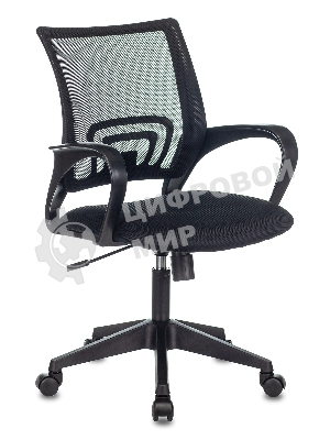 Кресло Бюрократ CH-695N/BLACK черный, сетка, 120 кг, механизм качания