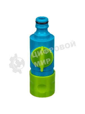 Соединитель быстросъемный LUXE Palisad штуцерный с переключателем