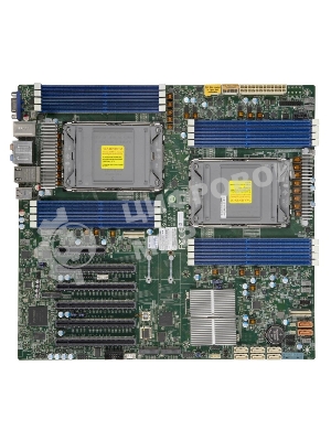 Материнская плата серверная Supermicro MBD-X12DAI-N6, 2xLGA 4189, Intel C621A, 16xDDR4, 8xSATA, 6xPCIe 4.0 x16, 1xPCIe 4.0 x8, 2xM.2, 2x1Gb LAN, 6xUSB 3.2 Gen 1, 2xUSB 3.2 Gen 2, 1xVGA, 1xCOM, 1xTPM, E-ATX