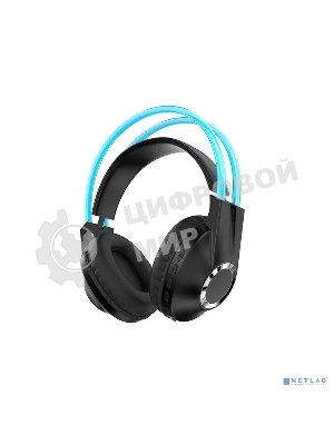 Беспроводные/проводные наушники Qumo Party Rave BT 0076 серый, полноразмерные, Bluetooth + проводной, до 6 ч