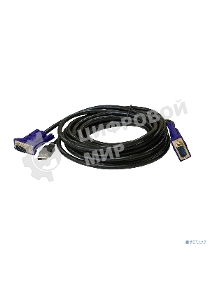 Кабель KVM ORIGO OKVMCU3/A1A с разъемами VGA и USB, 3 м