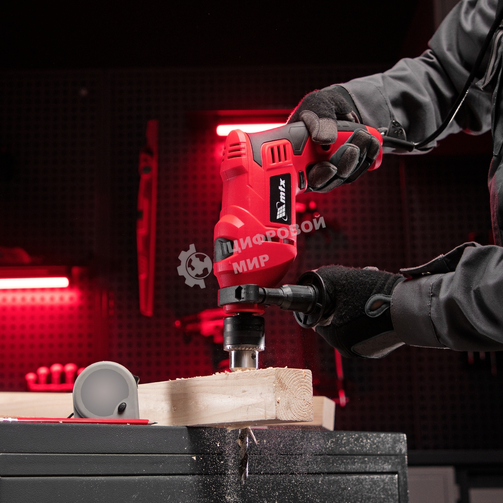 Дрель ударная MTX MID-750, 750 Вт, 0-3000 об/мин, 0-48000 уд/мин