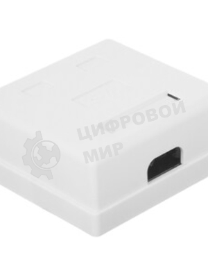 Розетка компьютерная NA-TA/1 RJ45+RJ11 кат.5e UTP внешняя 2 порта, 110&Krone