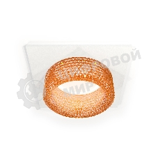 Комплект встраиваемого светильника Ambrella light XC6520044 SWH/CF белый песок/кофе MR16 GU5.3 (C6520, N6154)
