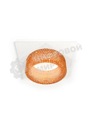 Комплект встраиваемого светильника Ambrella light XC6520044 SWH/CF белый песок/кофе MR16 GU5.3 (C6520, N6154)