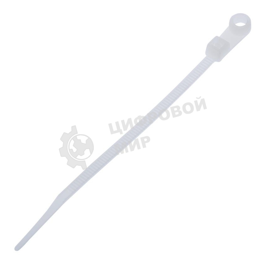 Стяжки NYTH-200x4.8 пластиковые с монтажным отверстием 200 мм х 4,8 мм (100 шт.)