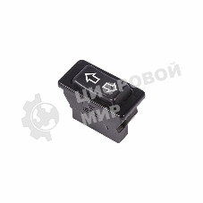 Выключатель (стеклоподъемника) Rexant клавишный 12V 20А (5с) (ON)-OFF-(ON) черный