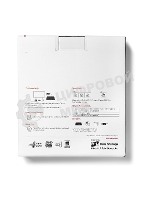 Оптический привод DVD-RW LG GP57ES40 серебристый USB внешний