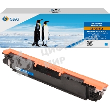 Картридж лазерный G&G GG-CE311A (CE311A) голубой (1000 стр.) для HP LaserJet Pro MFP M175nw/CP1025/1025nw/M275 MFP, LBP7010/7018C