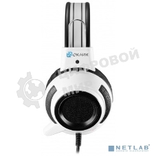 Наушники с микрофоном Oklick HS-G300 белый/черный 2.5м мониторы