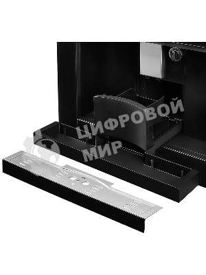 Автоматическая кофемашина Kuppersberg KCM 182 Black коллекция High-Tech,управление сенсорное,максимальное давление 20 бар,емкость для воды 1.8л, есть капучинатор,приготовление кофе автоматическое, материал панели стекло, черный
