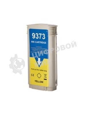 Картридж струйный Sakura C9373A (№72 Yellow) для HP, желтый, 130 мл.