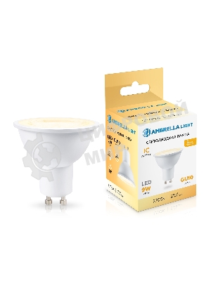 Лампа светодиодная	Ambrella light 190903 LED MR16 9W IC GU10 2700K 175-265V 38°