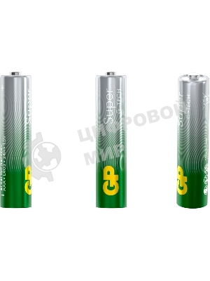 Батарея GP Super Alkaline 24AA21-2CRSWC10 AAA (10шт) спайка